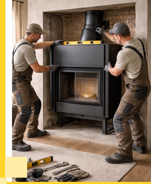 Установка каминных топок в Железногорске под ключ от 18398 р. | ЭриданЖлк