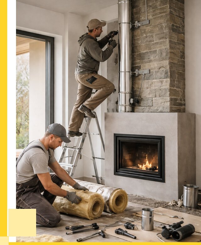 Монтаж дымоходов для каминов в Железногорске от 15332 р. ЭриданЖлк