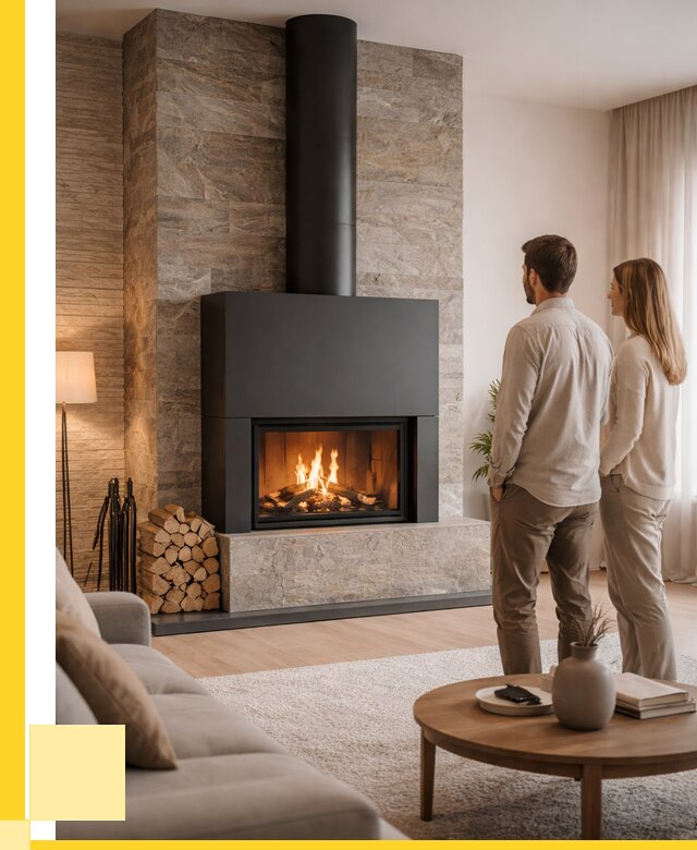 Закрытые камины под ключ в Железногорске от 122652 р., ЭриданЖлк