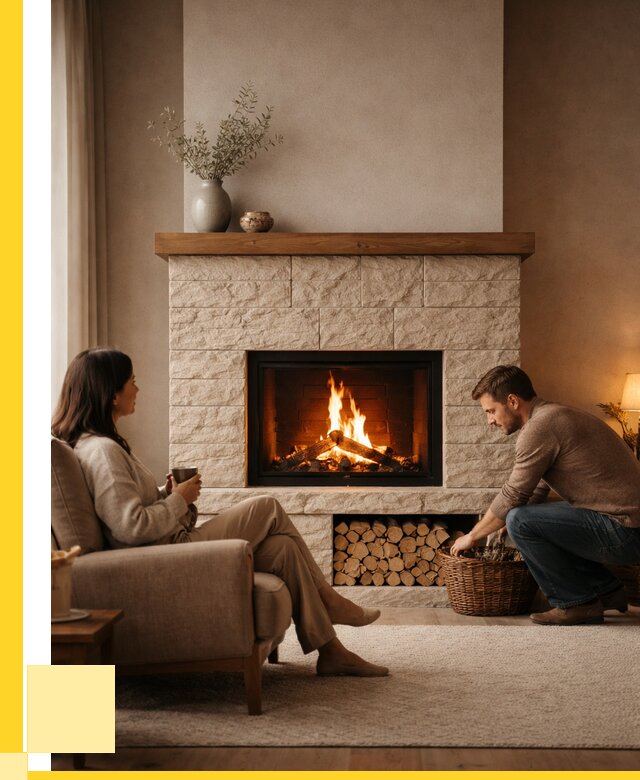 Камины для дома в Железногорске под ключ от 153315 р. | ЭриданЖлк