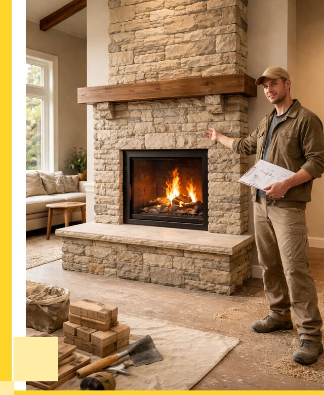 Камины под ключ в Железногорске от 183978 р. | ЭриданЖлк — установка