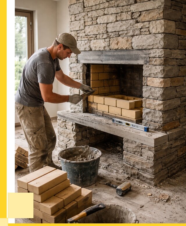 Кладка каминов и камина в Железногорске от 25553 р. ЭриданЖлк