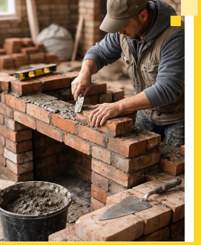 Кладка каминов под ключ в Железногорске профессиональная отделка и монтаж