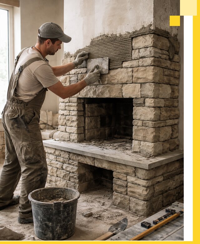 Строительство каминов под ключ в Железногорске от проектирования до монтажа