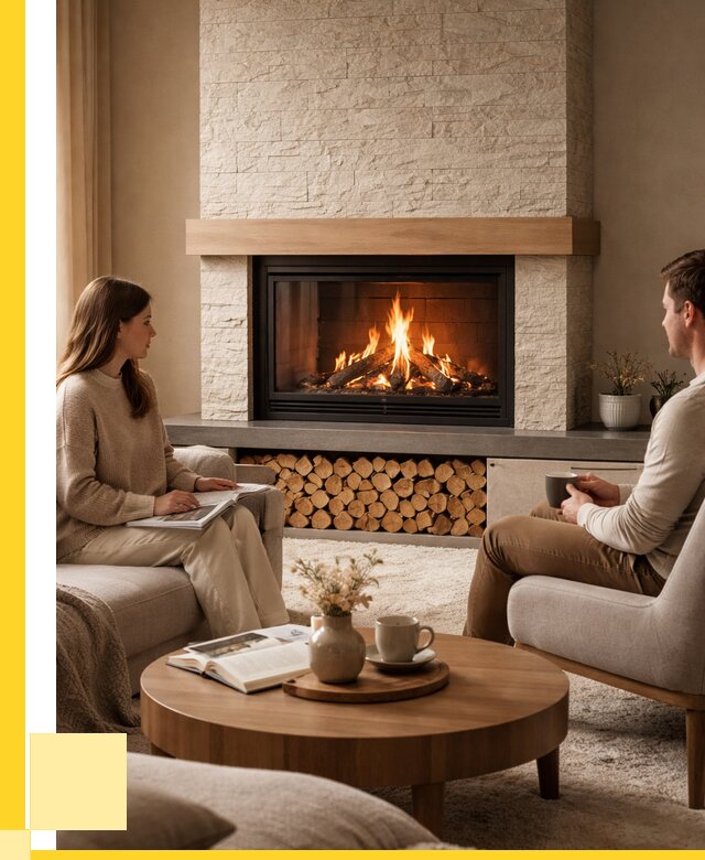 Камины со стеклом в Железногорске от 183978 р. | ЭриданЖлк — топки 3 стекла