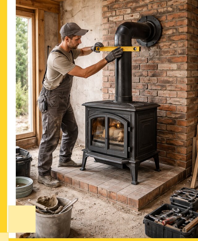 Монтаж печей установка банной печи в Железногорске от 15332 р. | ЭриданЖлк