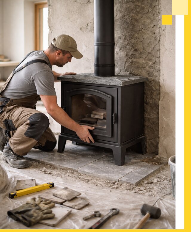 Профессиональный монтаж печей и каминов в Железногорске под ключ