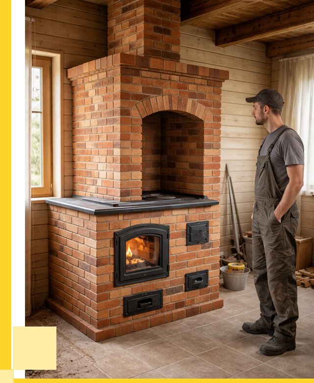 Кирпичные печи в Железногорске: купить от 153315 р. | ЭриданЖлк