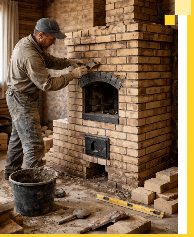 Кирпичные печи под ключ в Железногорске: проектирование и кладка