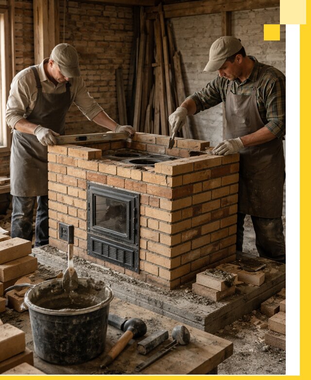 Изготовление и установка варочных печей под ключ в Железногорске