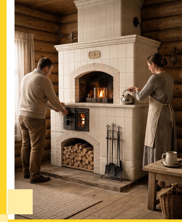 Русские печи в Железногорске: установка от 153315 р. ЭриданЖлк