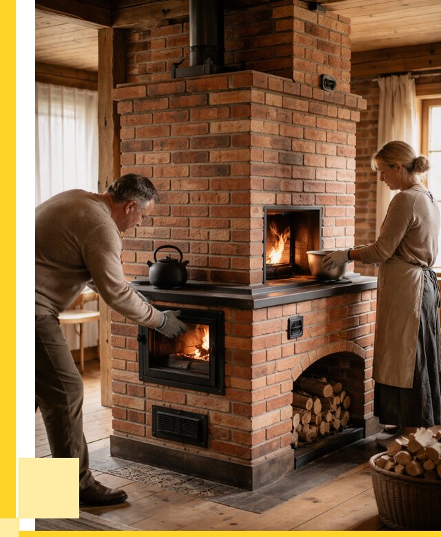 Печи для загородного дома под ключ в Железногорске от 81768 р. | ЭриданЖлк