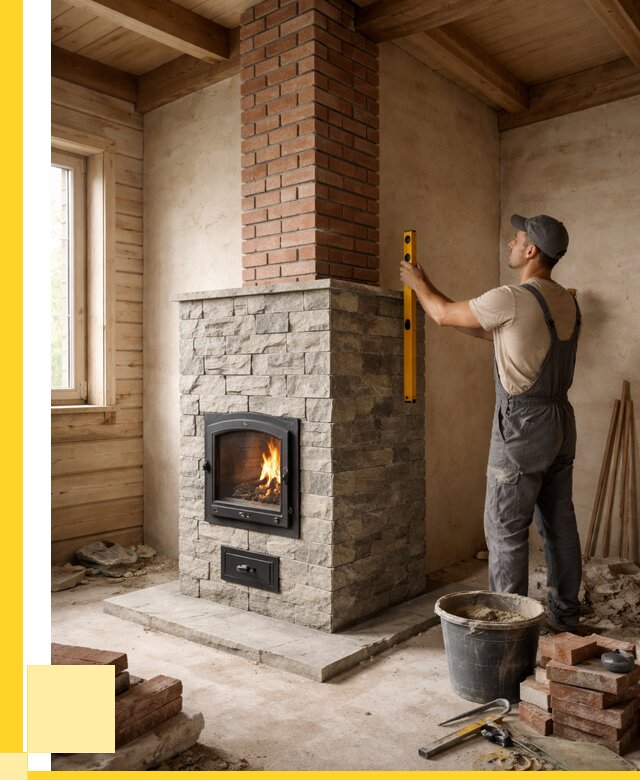 Печи и дымоходы под ключ в Железногорске от 45995 р., ЭриданЖлк