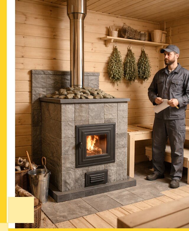 Печи для бани под ключ в Железногорске от 122652 р. | ЭриданЖлк