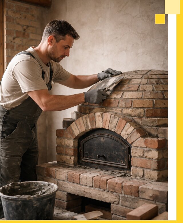 Изготовление и монтаж помпейских печей на заказ в Железногорске