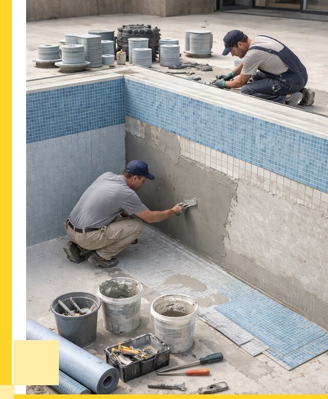 Ремонт и обслуживание бассейнов в Железногорске от 25553 р. | ЭриданЖлк