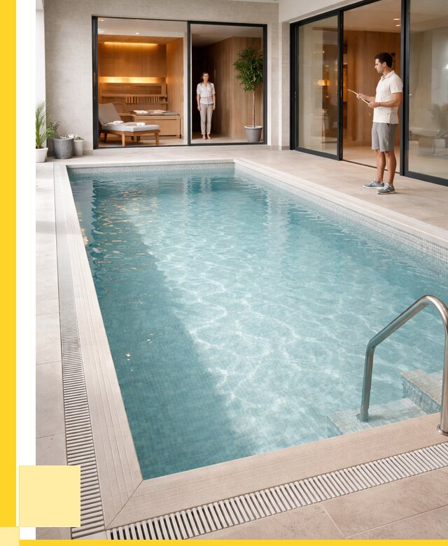 Отделка бассейна пленкой ПВХ в Железногорске от 3577 р. - ЭриданЖлк