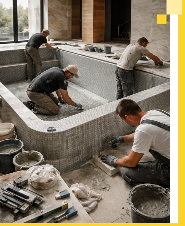 Строительство и установка СПА бассейнов под ключ в Железногорске