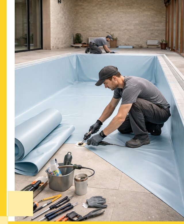 Пленка ПВХ для бассейнов в Железногорске от 2555 р. | ЭриданЖлк