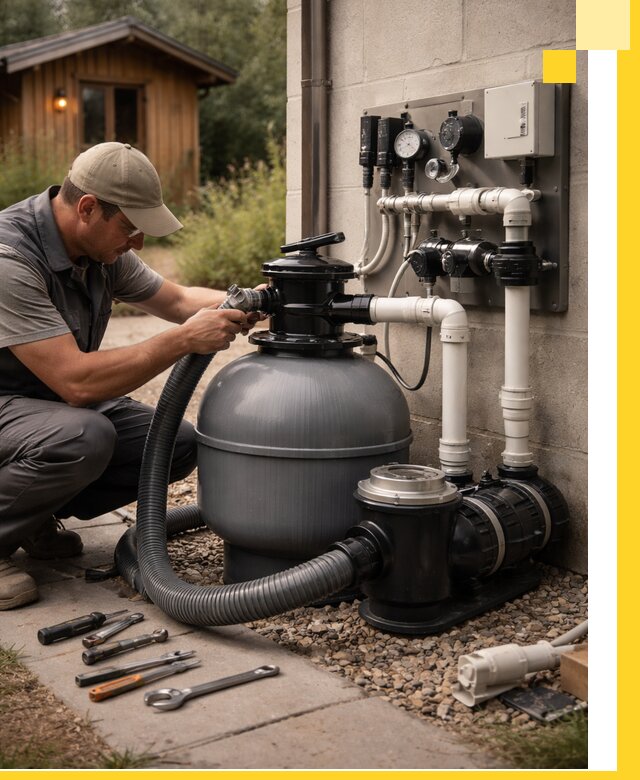 Продажа и монтаж фильтров и насосов для бассейнов в Железногорске