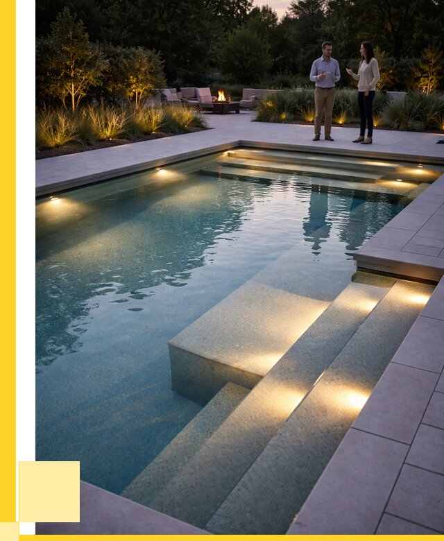 Освещение бассейнов в Железногорске под ключ от 25553 р. | ЭриданЖлк