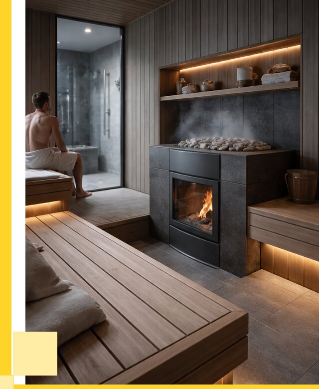 Проект сауны в частном доме в Железногорске от 35774 р. | ЭриданЖлк