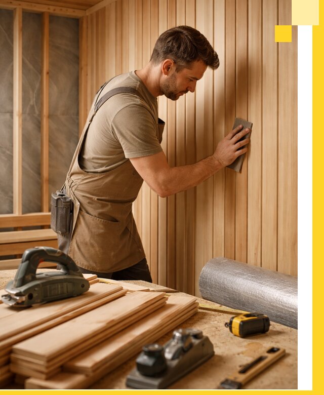 Профессиональная отделка саун и парных под ключ в Железногорске