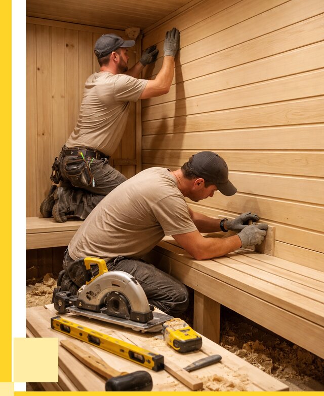 Обшивка саун вагонкой в Железногорске от 2555 р. | ЭриданЖлк