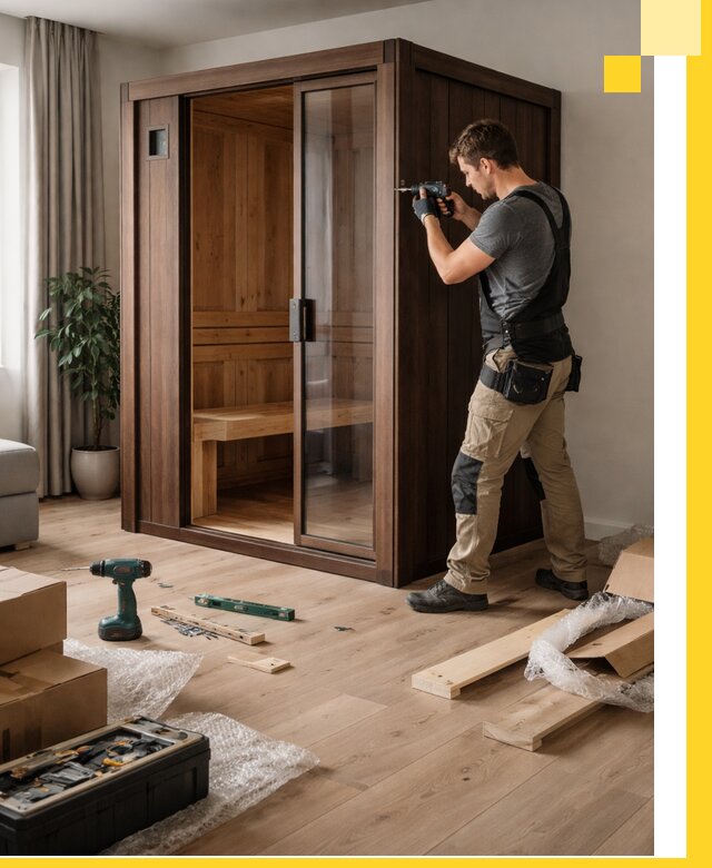 Установка и производство мини саун под ключ в Железногорске