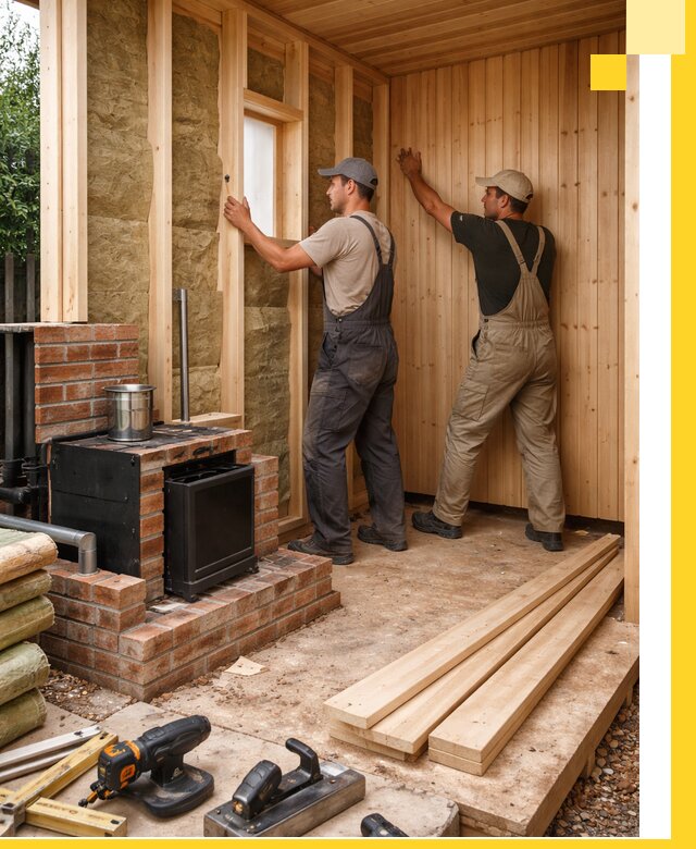 Строительство и установка дачных саун под ключ в Железногорске