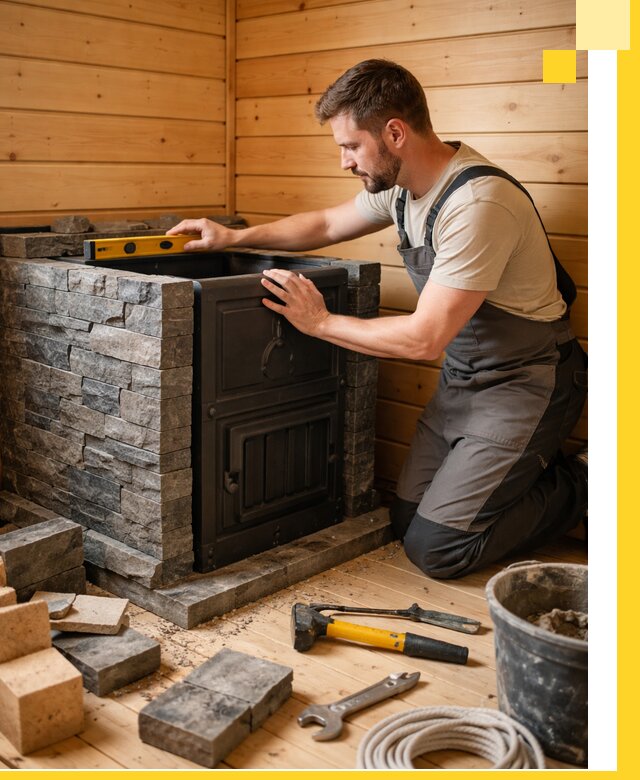 Производство и установка печей для саун под ключ в Железногорске