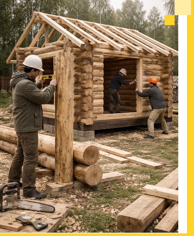 Строительство бань для дачи под ключ в Железногорске с доставкой и монтажом