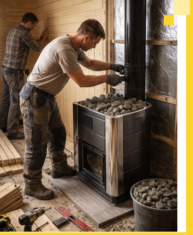 Проектирование и строительство парилок для бани в Железногорске под ключ