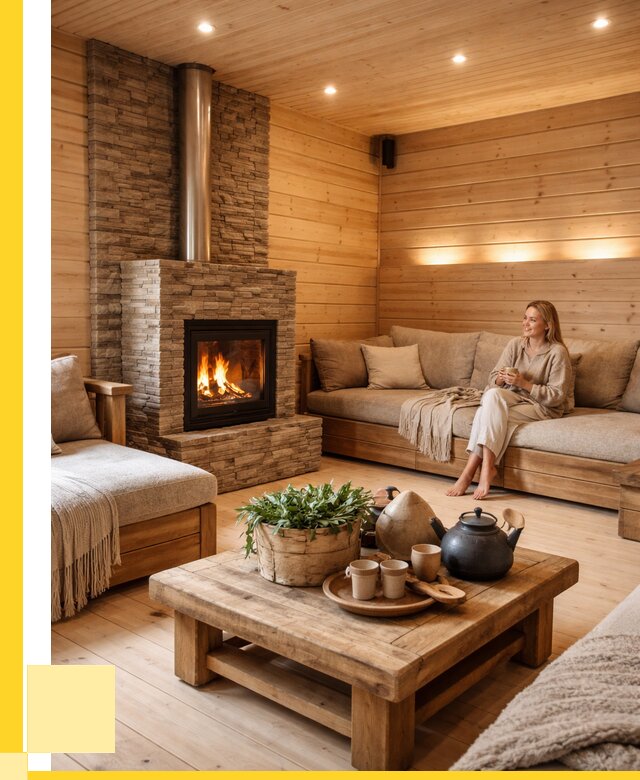 Проект бани с комнатой отдыха в Железногорске от 35774 р. | ЭриданЖлк