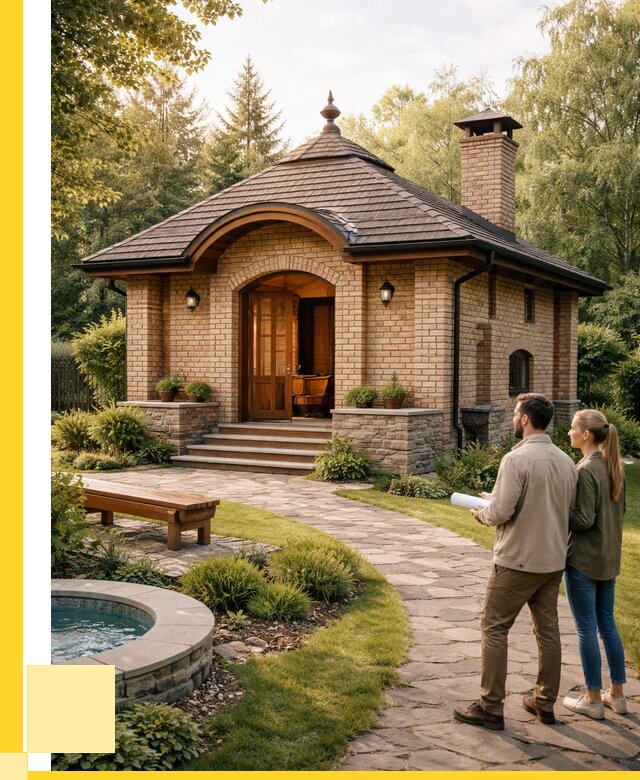 Проект кирпичной бани в Железногорске от 30663 р. | ЭриданЖлк