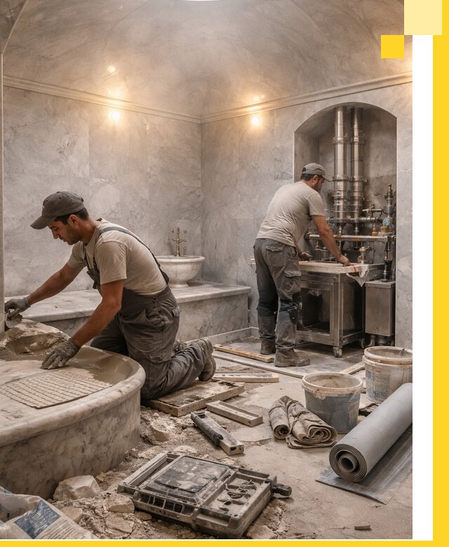 Строительство турецких бань хаммам под ключ в Железногорске