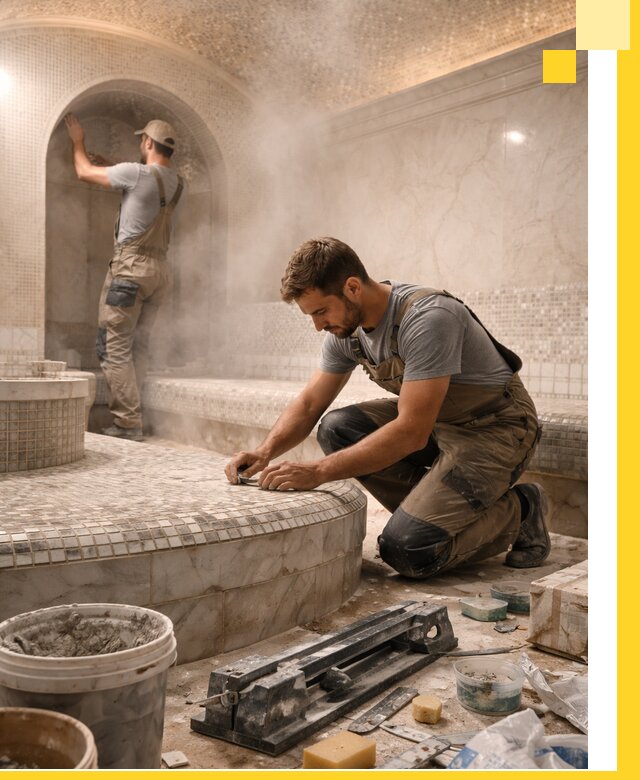 Профессиональный дизайн хамама и SPA под ключ в Железногорске