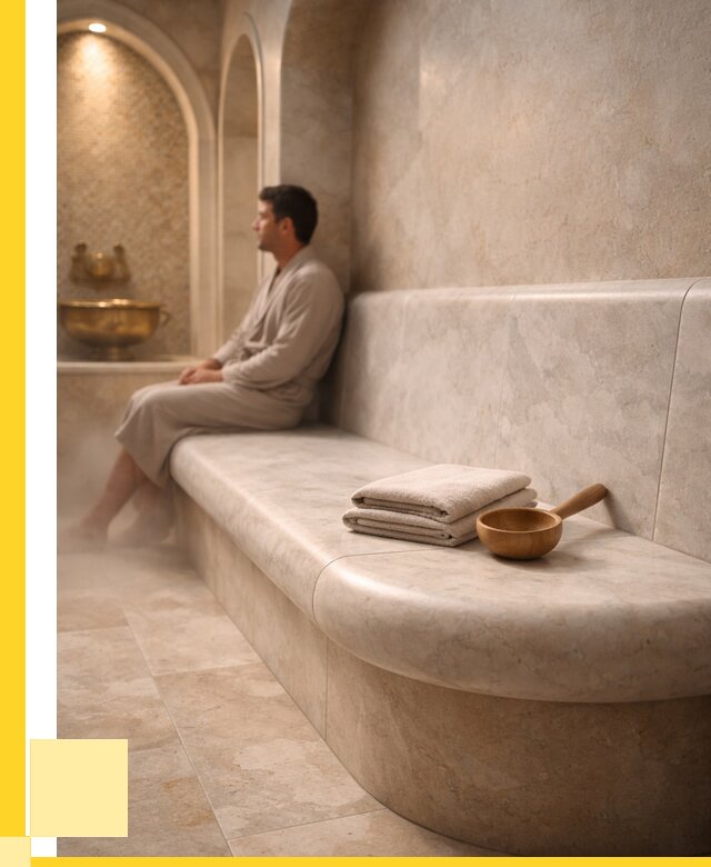 Сиденья для хамама в Железногорске под ключ от 12265 р. | ЭриданЖлк