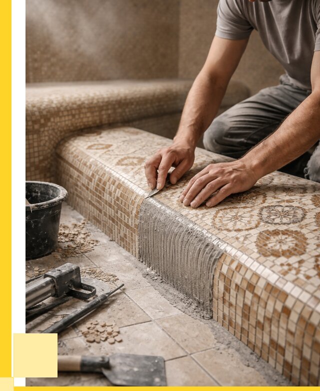 Плитка для хамама под ключ в Железногорске от 3577 р. | ЭриданЖлк